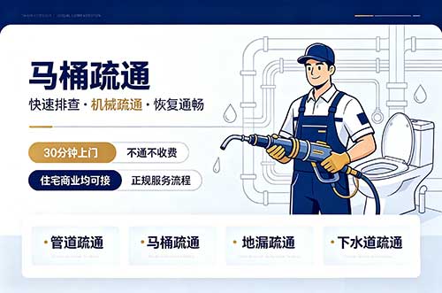 奉化马桶疏通
